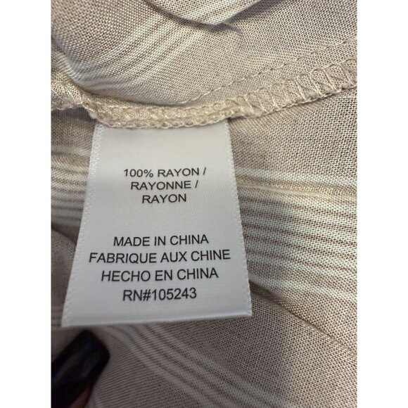 Bobeau Striped Off The Shoulder Top S - Picture 5 of 5